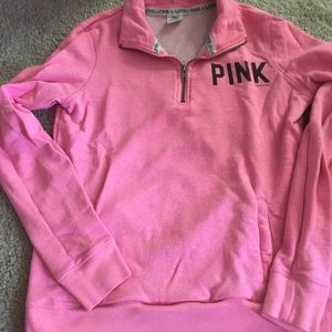 PINK quarter zip